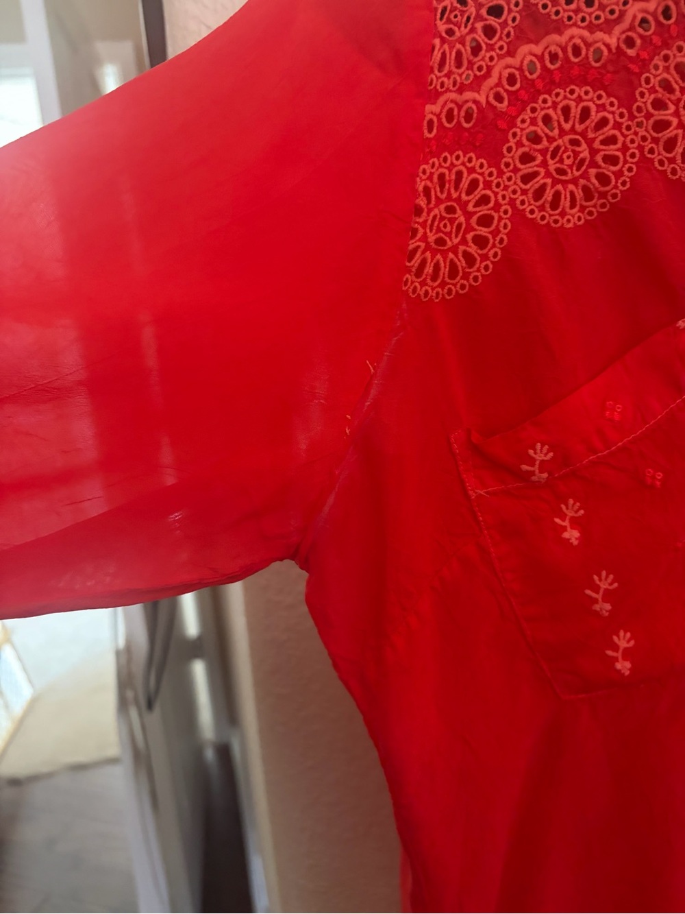 Johnny Was Red Tunic - Picture 13 of 13